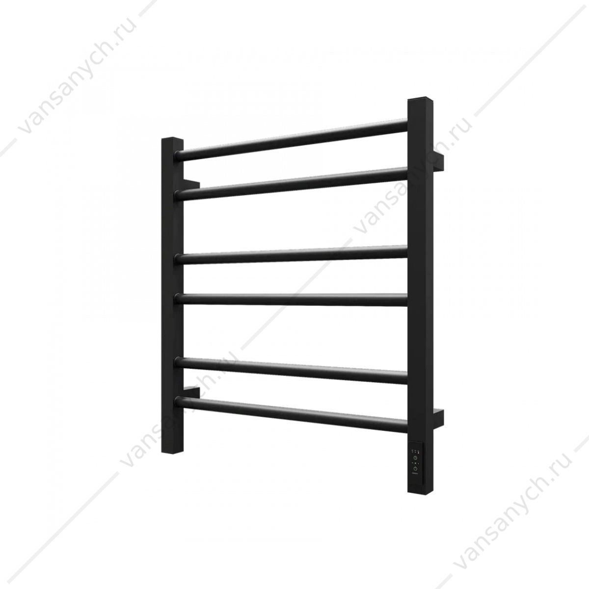 УТ000034460 Полотенцесушитель 40х60 электрический 75Вт Grois Nex GR-111 П6 black mat U GROIS (Россия) купить в Тюмени (Ван Саныч™)